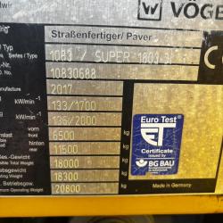 VOGELE SUPER 1303-3i
